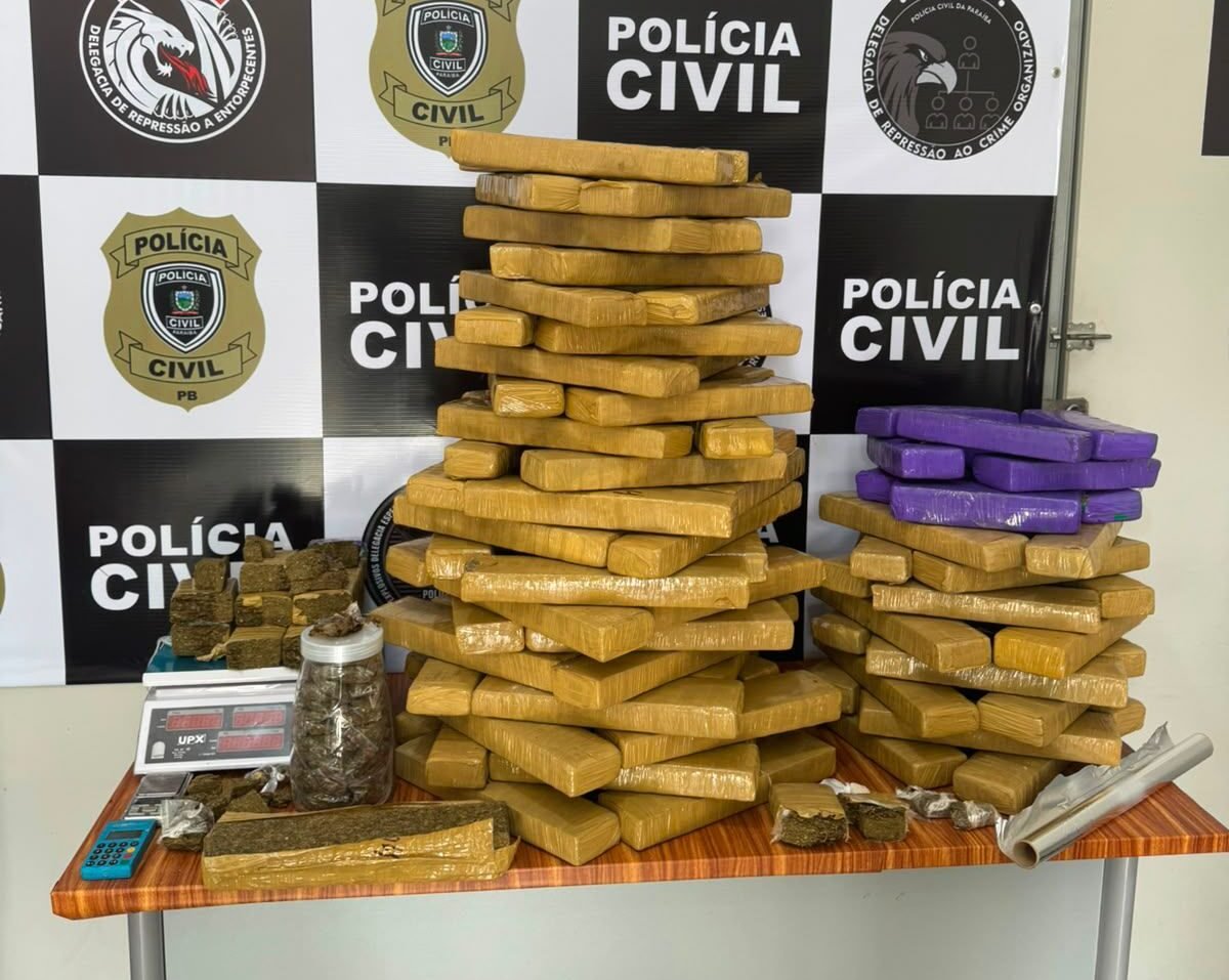 Polícia apreende quase 100kg de droga que seria vendida no Maior São João do Mundo