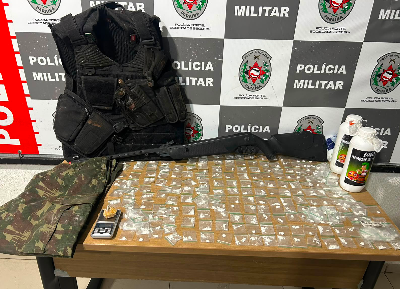 Polícia apreende lóló “Piripaque do Chaves”, em João Pessoa