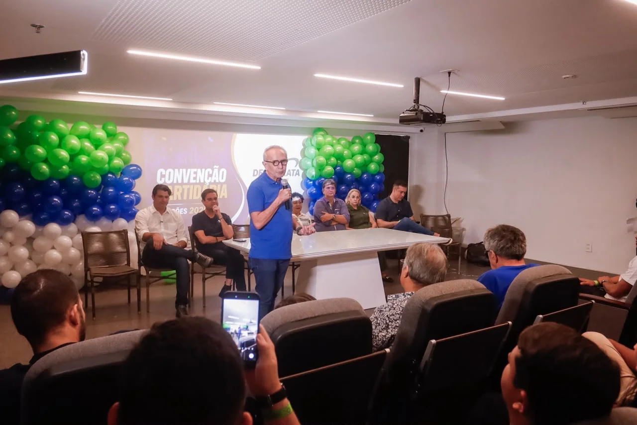 Partido Democrata oficializa apoio a Cícero Lucena e consolida aliança para as eleições de 2026 na Paraíba